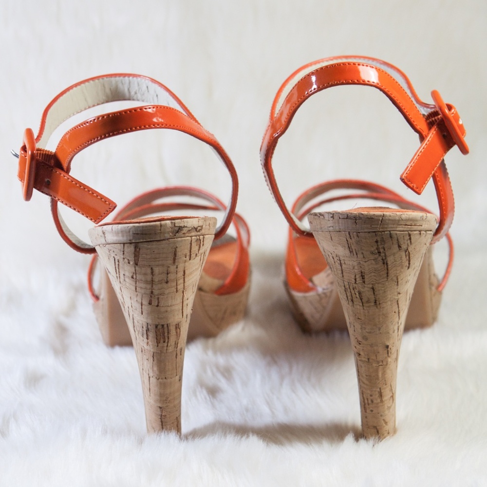 🎉HP🎉 Steve Madden Roxann Cork Platform Heels - Picture 6 of 8